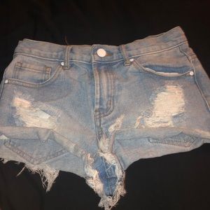 Forever 21 denim shorts